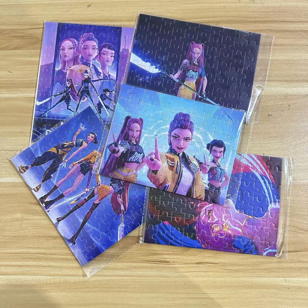 Surrounding KPop Devil Hunter Puzzle Game KPop Devil Hunter Rumi Mila Zoe Puzzle Model Toy