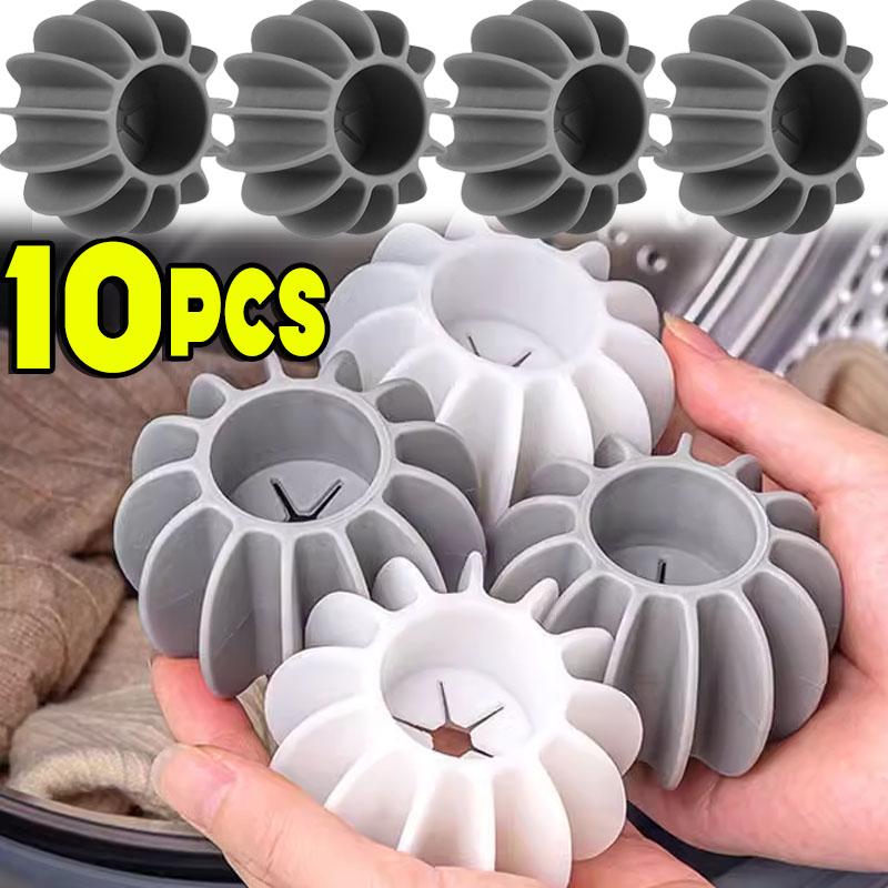 5/10pcs Laundry Ball Reusable Silicone Clothes Hair Cleaning Tools Pet Hair Remover Washing Machine Cat Hair Catcher Laundry Ball