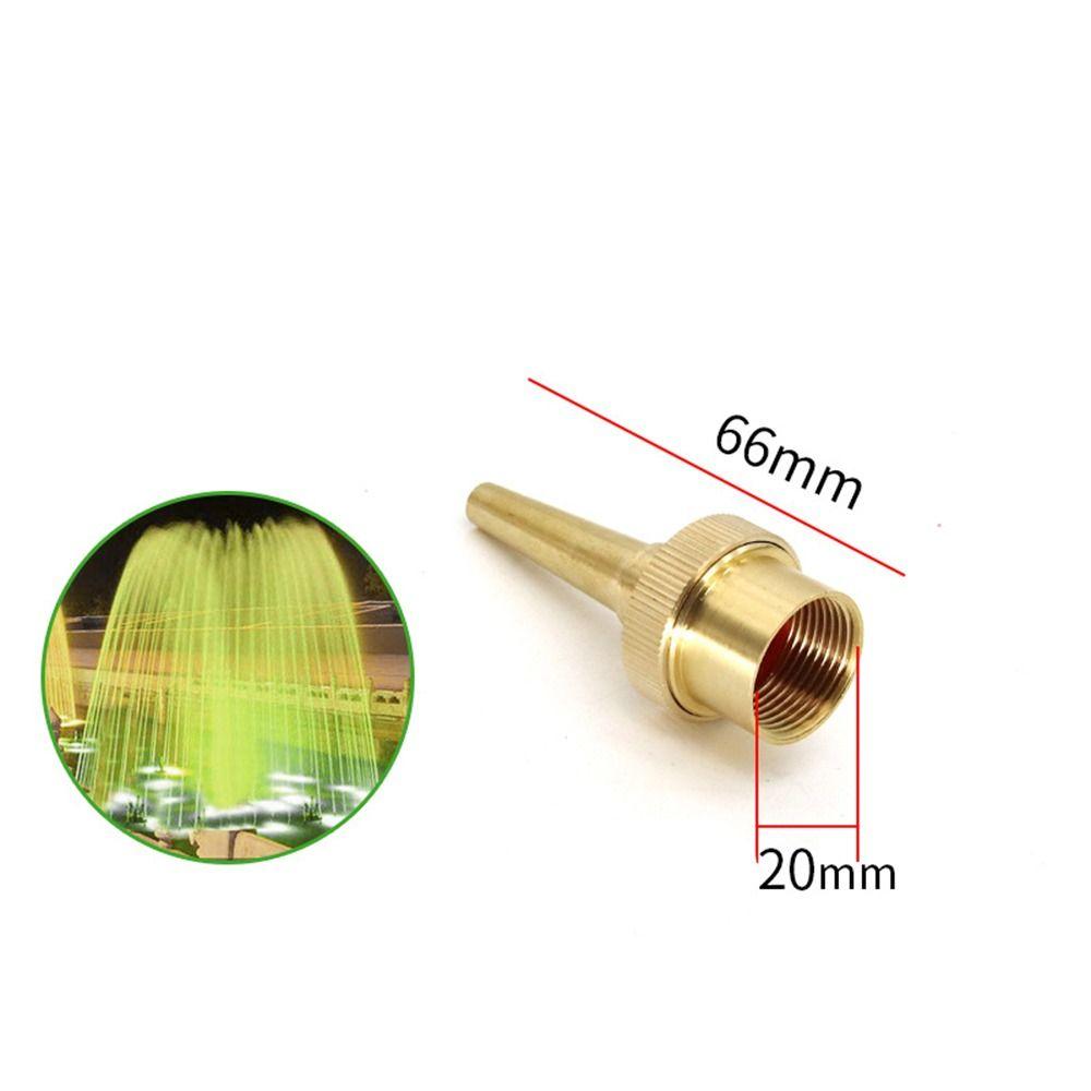 1/2" 3/4" 1" Jet Rett Fontenedyser Messing Sprøytehode Svømmebasseng Fontenedyse