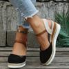 Summer Women Wwxxgj Plain 6cm Wedge Sandals Bohemian Handmade Ladies Casual Comfortable Espadrilles Platform Pumps Shoes