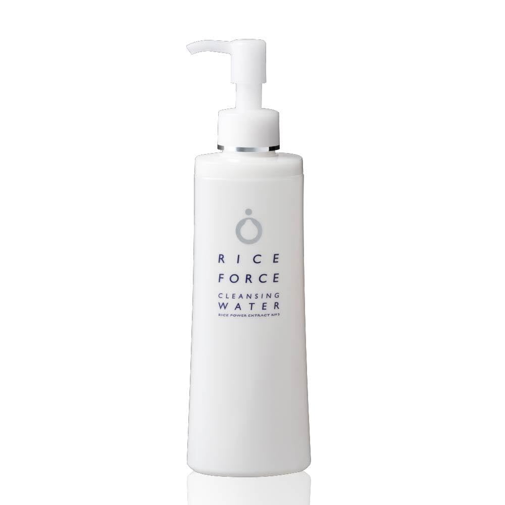 Rice Force Official Cleansing Water Power 2 Makeup (200ml / Approx. 2-Month Supply) [Rice No. Remover, Wipe-Off, Time-Saving, Moisturizing]