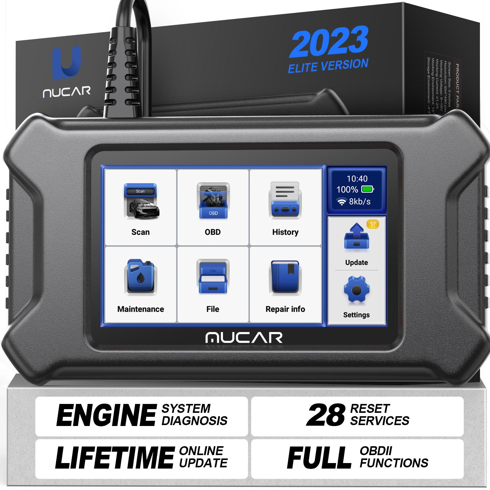 MUCAR CS90 OBD2 Scanner 28 Reset
