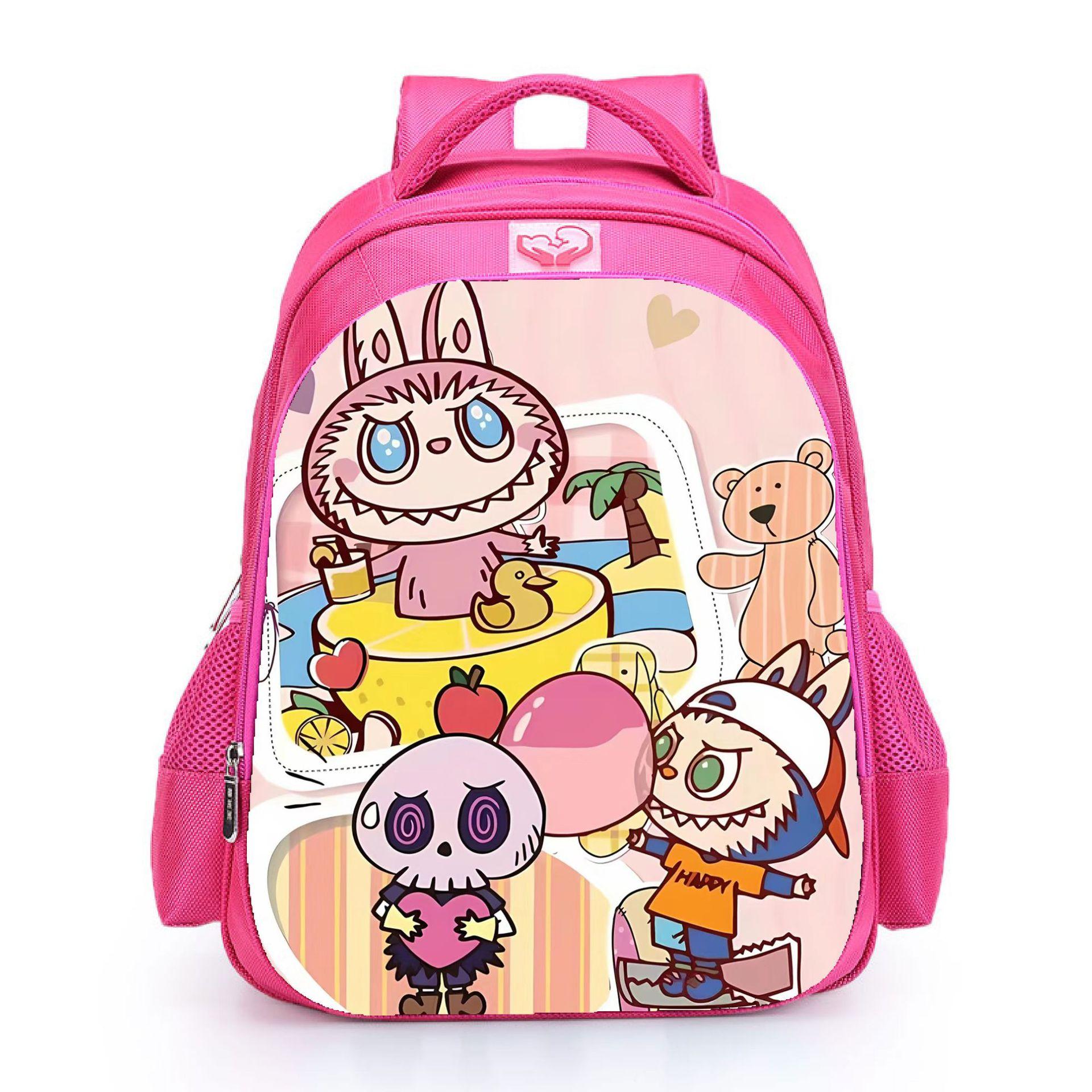 

Labubu School Bag Student Polyester Comfortable Backpack Large Capacity Backpack Female 5400 KTY S
