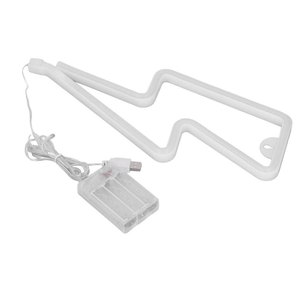 LED Neon Signs Light Night Decorative Lamp USB Battery for Wall Decor Room Decorations Blue Light