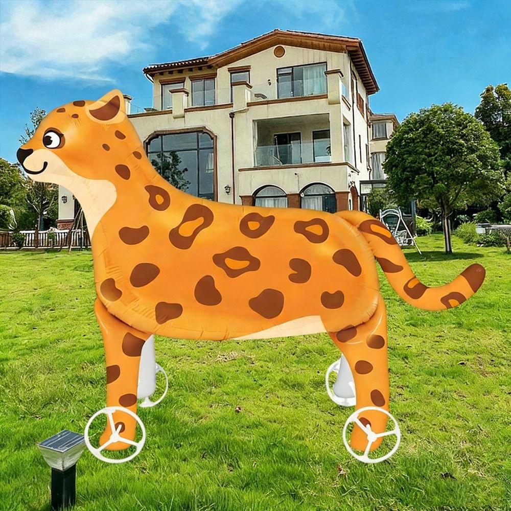 Animal Shape Foil Balloons Aluminum Film Animal Balloons Wheels Balloons Children Photo Props