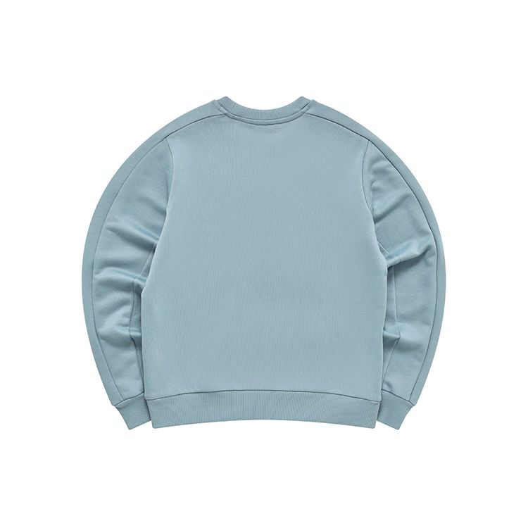 Fila Fusion Letter Logo Simple Loose Knit Pullover Long Sleeve Sweatshirt Women sweatshirt Navy-Blue T11W242204F-LB