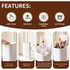 Automatic Lifting Makeup Brushes Holder 4 Slots Makeup Brush Organizer Desktop Makeup Tool Lipstick Eyebrow Pen Holder Container