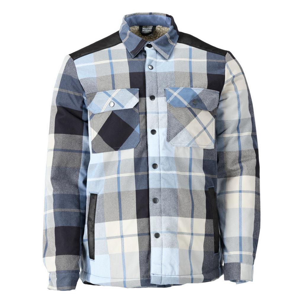 Mascot Mens Customised Checked Pile Shirt