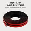 SEAMETAL Car Windshield Roof Seal Strip Rubber Auto Front Rear Window Edge Sealing Strips Waterproof Dustproof Protector Strips