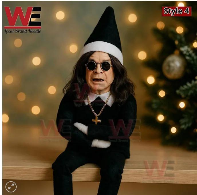 

New Oz Christmas Elf Doll, Exquisite Gift Accessory, Table Christmas Tree Decorations for Home 25cm 25cm
