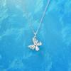 Lively Butterfly Clavicle Chain: 925 Sterling Silver Diamond Openwork Necklace for Women