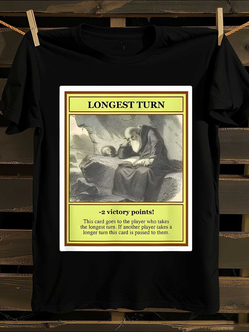 

Vintage Long Turn Board Game Graphic T-Shirt XL