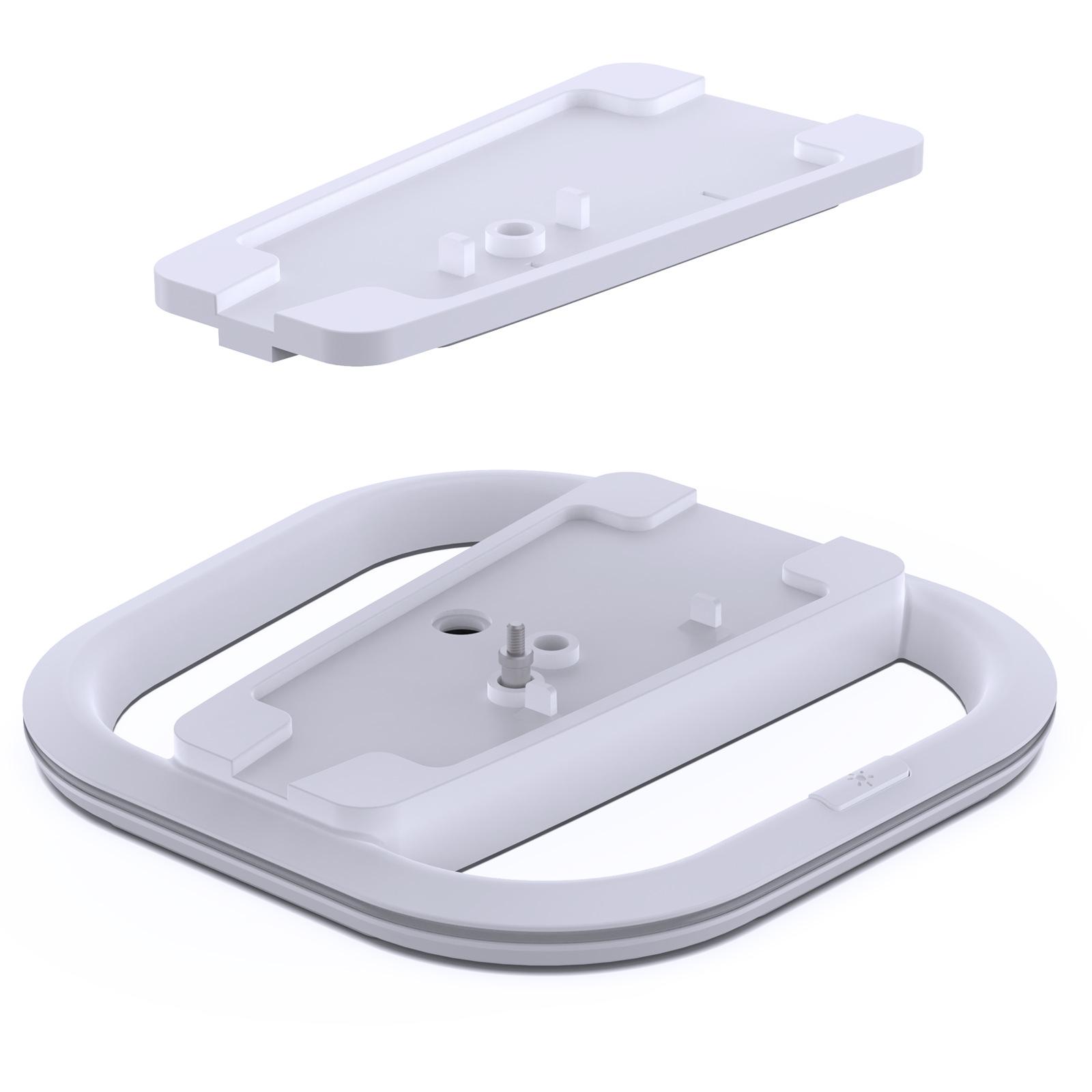 

Вертикальная подставка для игровых консолей PS5/PS5 Slim, настольное нескользящее основание с 7 RGB-лампами для игровых аксессуаров PlayStation 5 белый