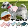 Dog Silicone Bag Treat Pet Snack Bag Travel Portable Training Pet Walking Bag Food Reward Storage Bag Pet Supplies New
