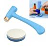 Metal Leather Stamping Kit For Jewelry Making Numbers Alphabet Stamp Punch Hammer Steel Bench Block Imprinting Punch Tools