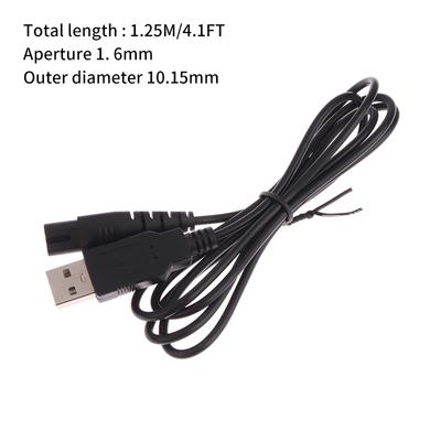 1 Pcs Black Usb Cable Charging Line Suit For Hf-5 Hf-9 Hf-6 Oral Irrigator Teeth Water Flosser Accessory