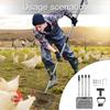 4 Section Long Handle Chicken Poop Scooper Poops Scoops With Rakes Design For Poultry Coops Cleaning And Pet Waste Removal