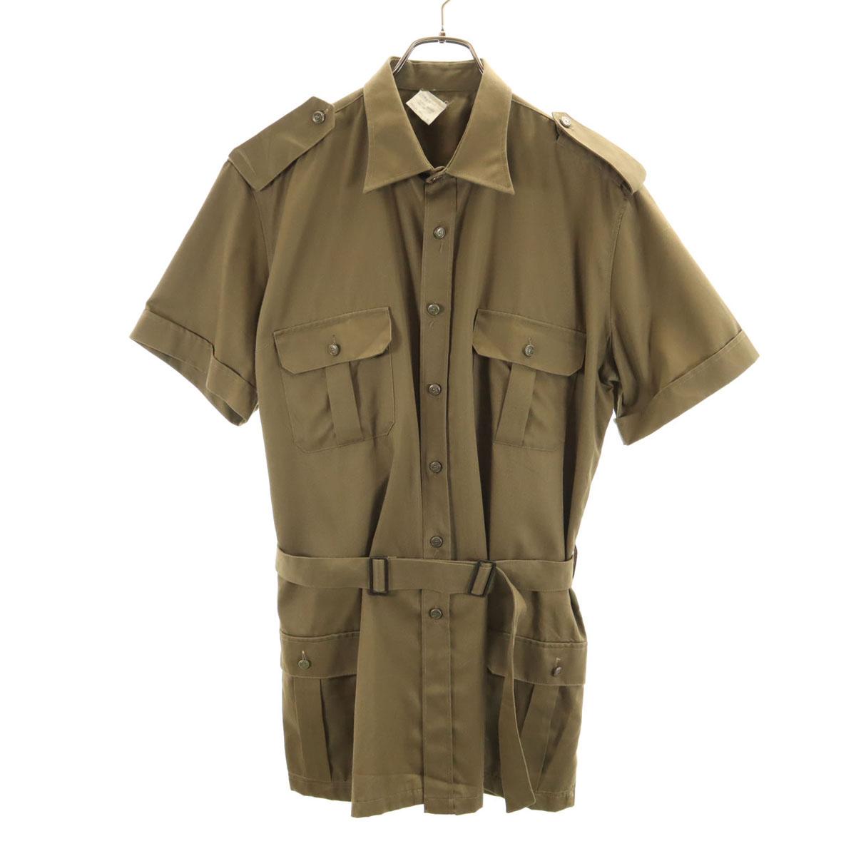 

EI. сделано в Италии Куртка милитари с коротким рукавом L хаки Мужская Б/У