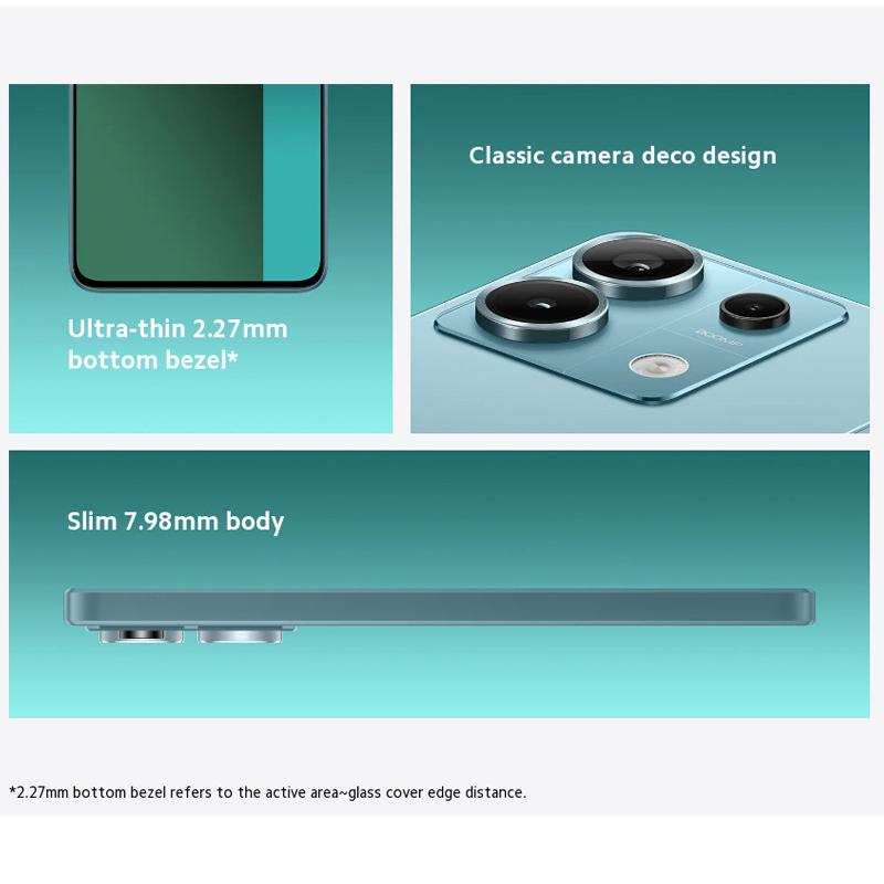 Globalny Rom Xiaomi Redmi Note 13 Pro Redmi Note13 Pro 5G Smartfon Qualcomm Snapdragon 7s Gen 2 Octa Core eSport Gry Obrazowanie Biuro Transmisja na żywo
