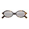 Miu Miu Letter Design Oval Sunglasses Women sunglasses Tortoise MU-04ZSF-VAU07F
