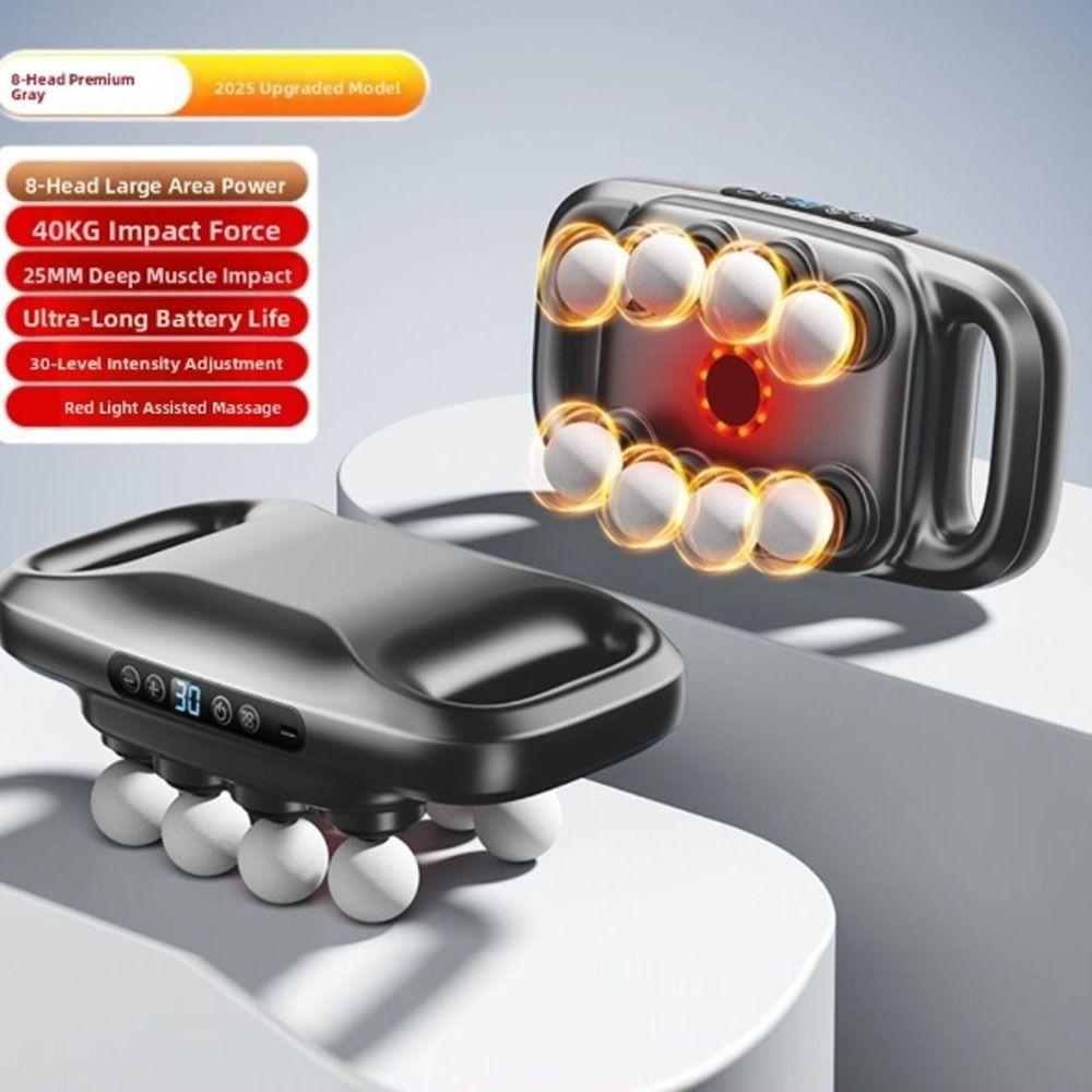 High-Frequency Vibration 16-Head Massager Fast Recovery Multifunctional Usage 8-Head Massager Durable 30 Intensity Levels