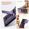 KEYSION Card Holder Bag Phone Case for Samsung S26 Ultra 5G Slide Camera Protection Kickstand Shockproof Cover for Galaxy S26+5G