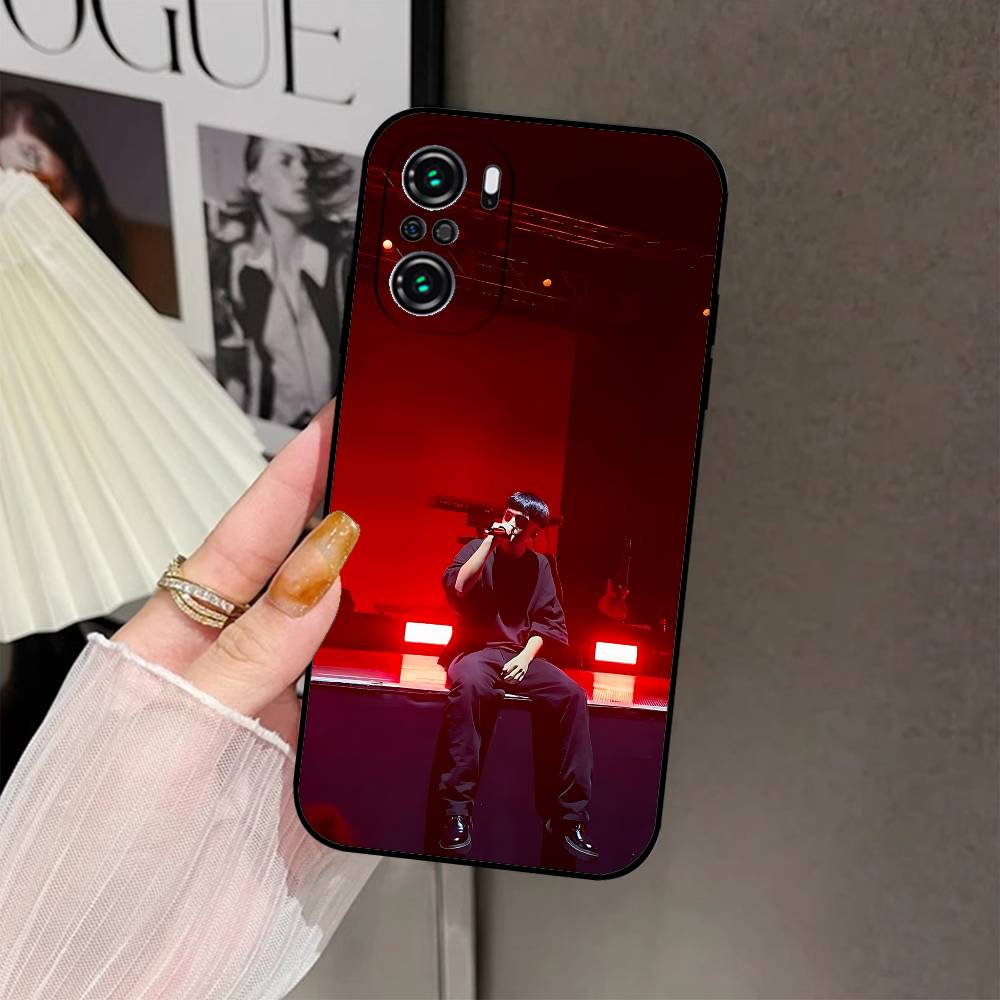Singer H-MiloS J Phone Case Black Phone Case For Xiaomi 11 12 Redmi Note 11 5G 8T 9A 9 10T Note8Pro Note9 12S Ultra