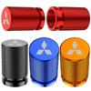 4PCS Wheel Decoration Cover for Mitsubishi Outlander Eclipse Delica Ralliart Lancer ASX Colt Pajero Colt Car Stem Valve Caps
