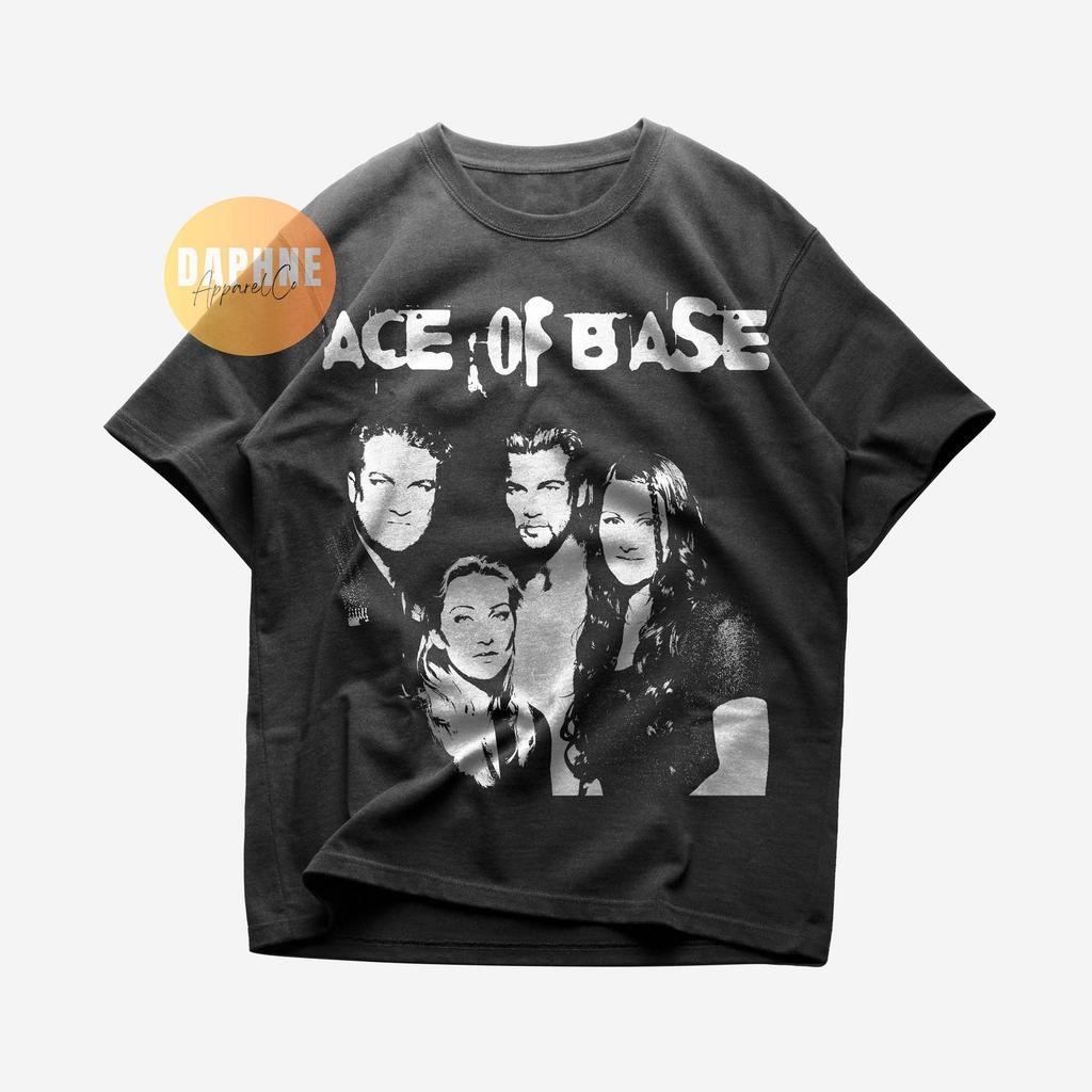 Ace Of Base 90s Music Shirt | Jenny Berggren Linn Ulf Jonas Ekberg Tech Noir