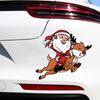 Christmas Car Stickers Waterproof Santa Claus and Reindeer Window Decorations - Christmas Decorative Decals
