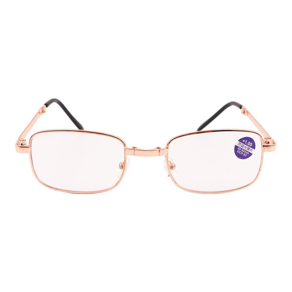 Folding Natural High Definition Crystal Reading Glasses Eyeglass Old man Presbyonic Glasses