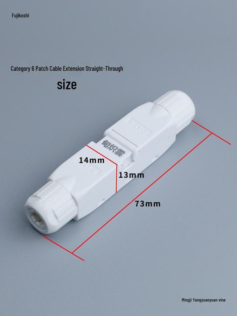 Cat5e/Cat6 Tool-Free Gigabit RJ45 Network Extender Adapter