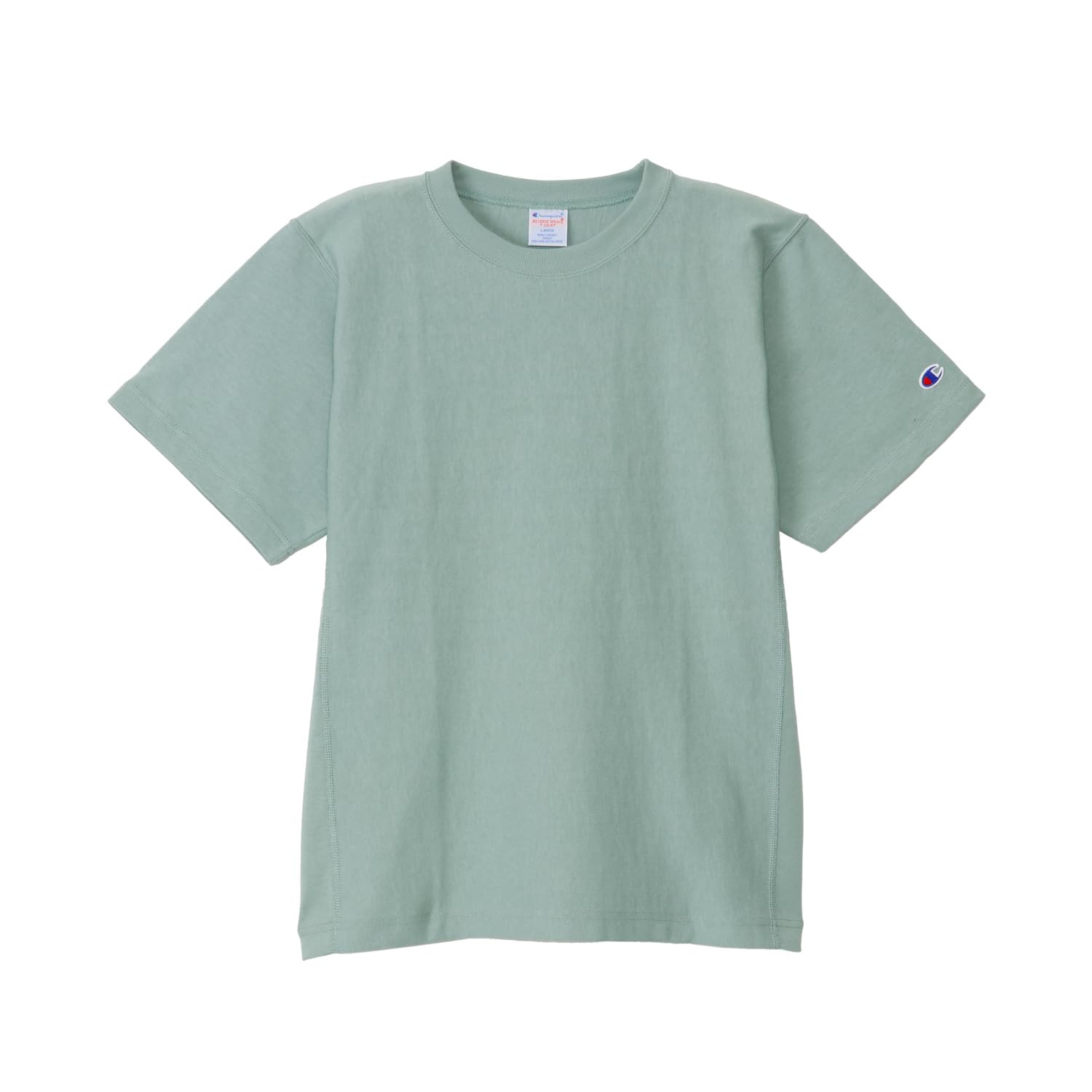 

Champion Reverse Short Sleeve Bright Short Crew Men s Weave® T-Shirt, Green, 9.4oz, 100% Cotton, Sleeve, Neck, C3-Z318Z
