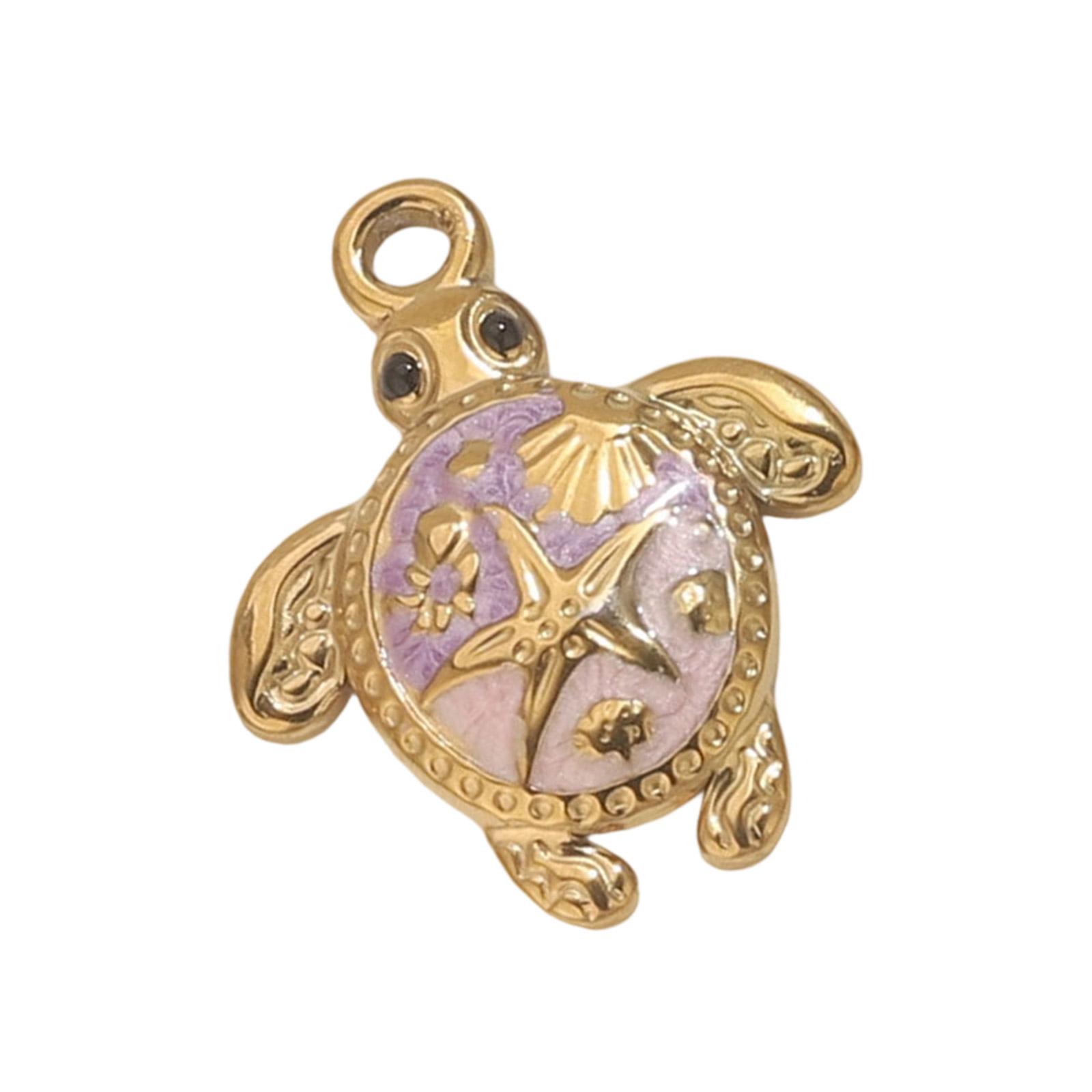 

Подвеска в виде черепахи из нержавеющей стали для изготовления ювелирных изделий и рукоделия, устойчивый к коррозии шарм в виде черепахи 1