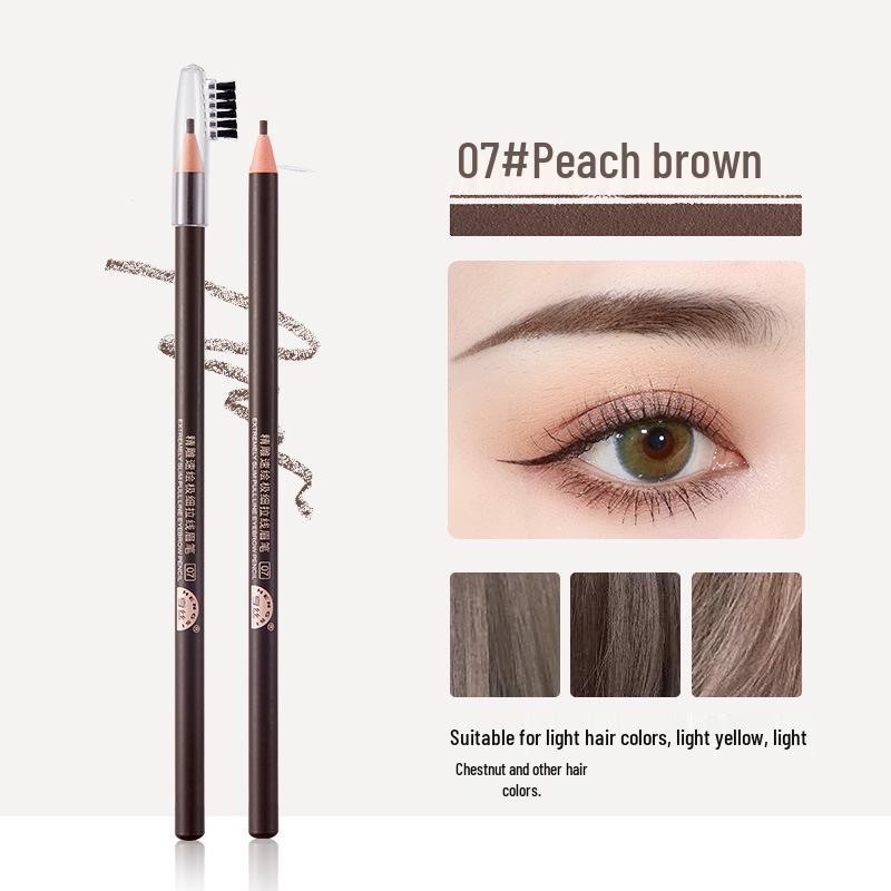 Henshi Precision Ultra-Fine Waterproof Eyebrow Pencil - Quick Draw, Smudge-Resistant, Long-Lasting Makeup Tool