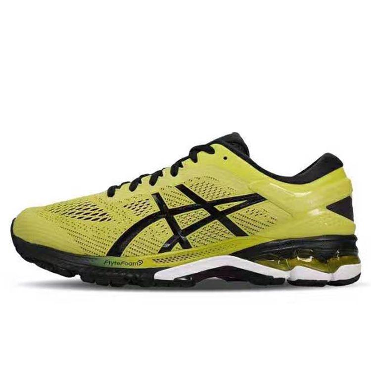 

ASICS Gel Kayano 26 Sour Yuzu Черные мужские кроссовки Желтые 1011A541-750
