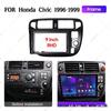 9-inch Android Navigation Faceplate for 1996-1999 Honda Civic RHD.
