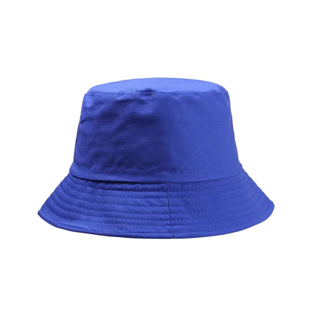 Fashion Denim Washed Bucket Hat Retro Foldable Fisherman Cap Cotton Casual Sun Hat Summer Outdoor Sunscreen Cap for Women Men
