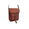 Goat Leather Messenger Bag iPad Tab Satchel Håndveske Crossbody Sling Bags