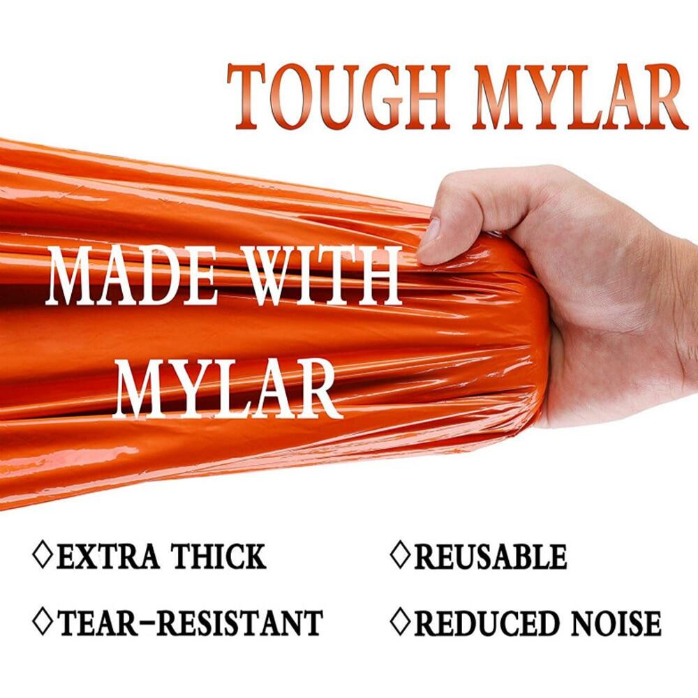 OLIKEI 240*150cm přenosný záchranný stan první pomoci tepelná deka venkovní záchranná voděodolný nouzový spací pytel stan pro přežití