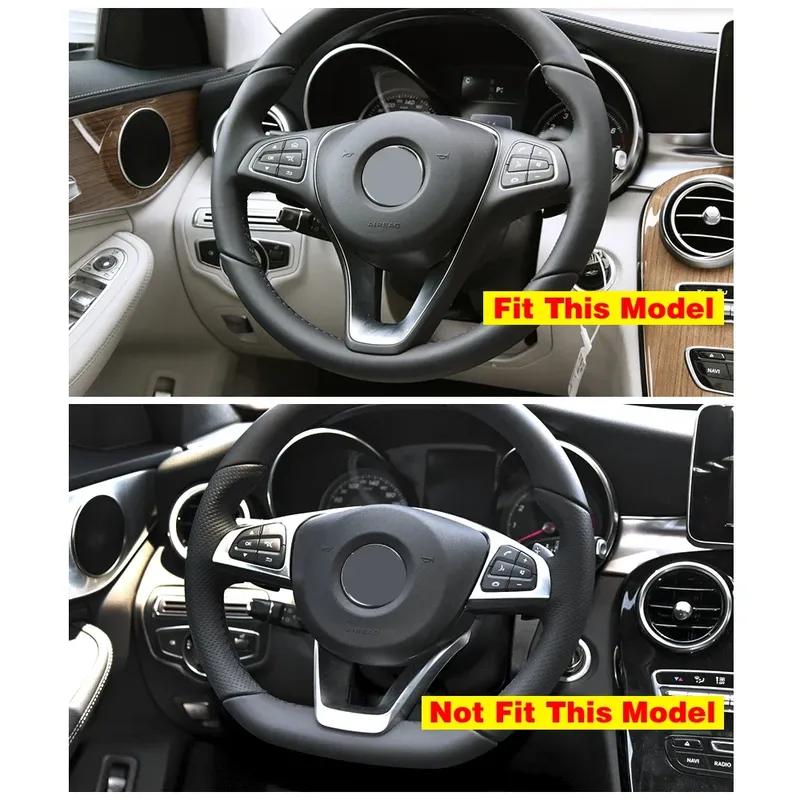 Kolfiberfärg För Mercedes Benz A B C E CLA CLS GLA GLC GLE GLS Klass 2016 2017 2018 Bilratt Dekorativ Ramlist