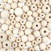 20-50pcs/lot 13 16 20mm Natural Round Wooden Beads Bulk Spiral Loose Ball Wood Beads For DIY Jewelry Making Findings Accessories