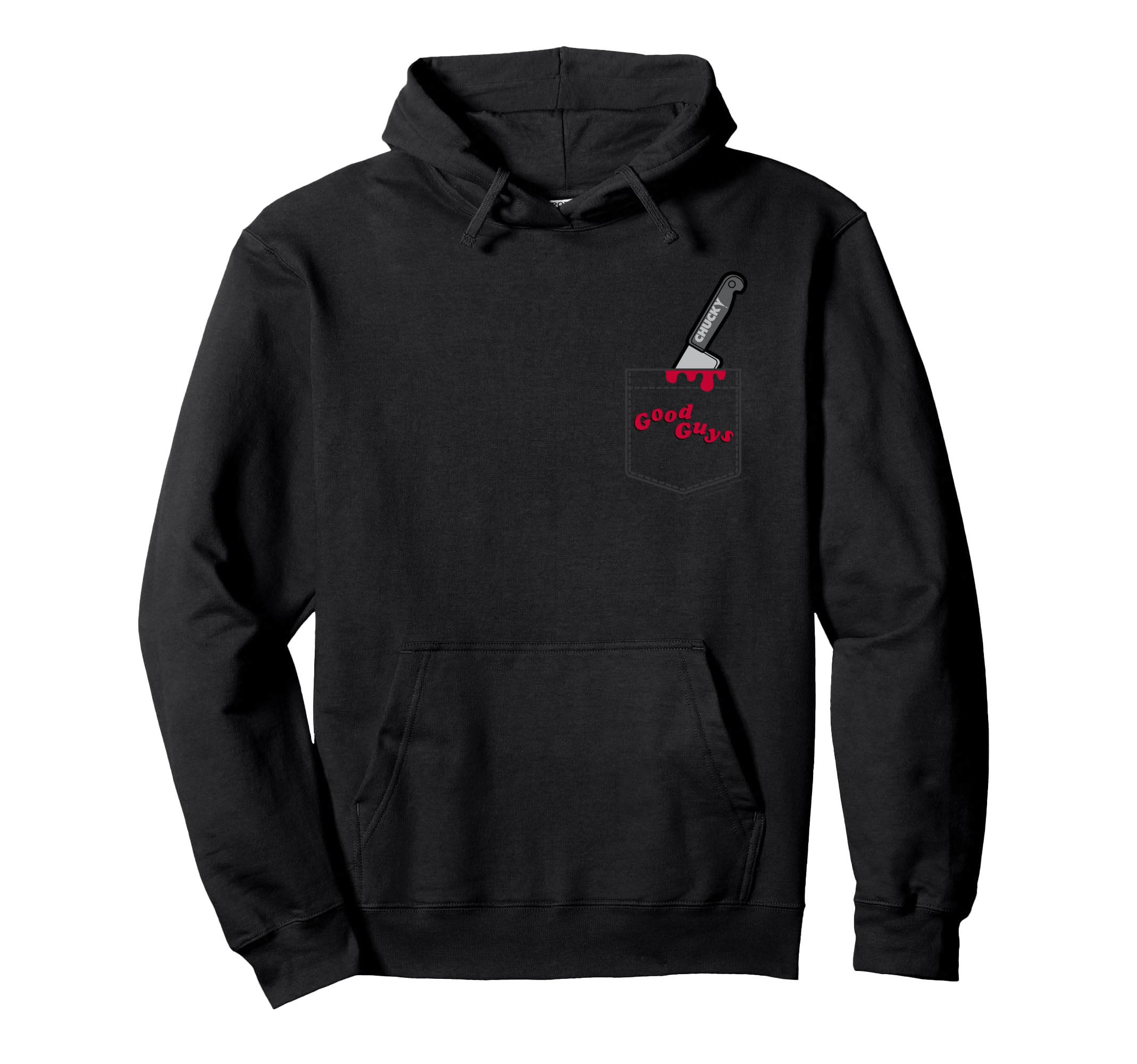 

Chucky Good Guys Bloody Faux Pocket Hoodie чорний