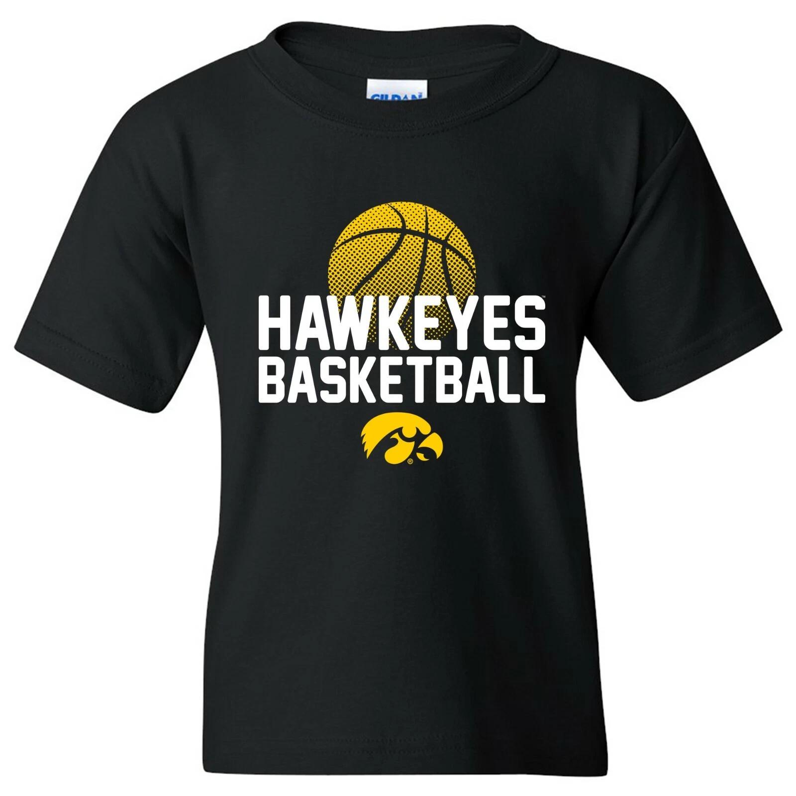 Баскетбольная футболка Flux для молодежи команды Iowa Hawkeyes - Черная 4XL