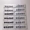 ABS Car Body Trunk Emblem Sticker Rear Badge Letter Decal Accessories for v222 ES200 ES240 ES250 ES260 ES300 ES350 222v