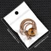 Collar de Piedra Amatista Ojo de Tigre Natural Unisex Cordón Trenzado Hecho a Mano Ajustable Energía Positiva Curación Accesorios para el Cuello