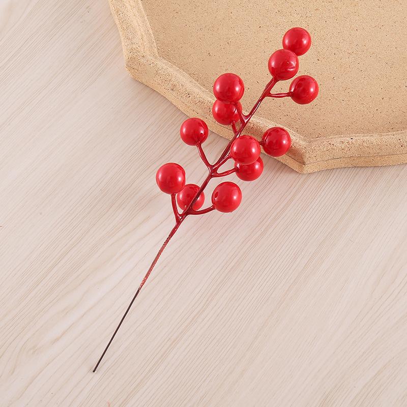Artificial Red Spray Branches, Red Stems for Vase, Home Decor and Floral Arrangements