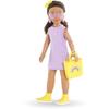 Coffret luna shopping corolle girls - poupée mannequin - 6 accessoires - 28 cm - dès 4 ans