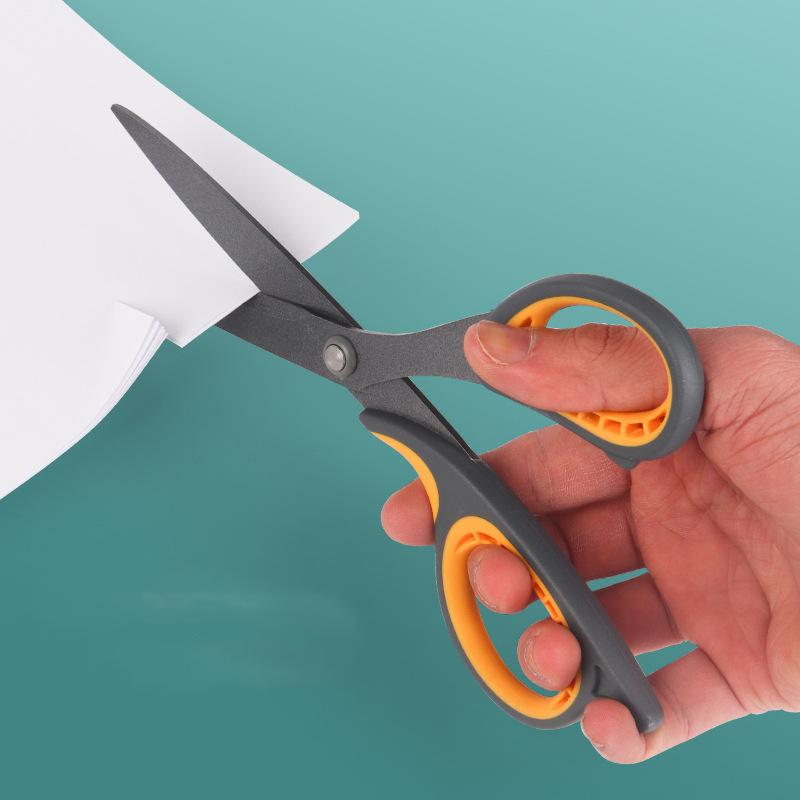 Foarfece multifuncțională din oțel inoxidabil, acoperită moale, pentru birou, pentru acasă, artizanat, articole de papetărie croitor, foarfece vintage