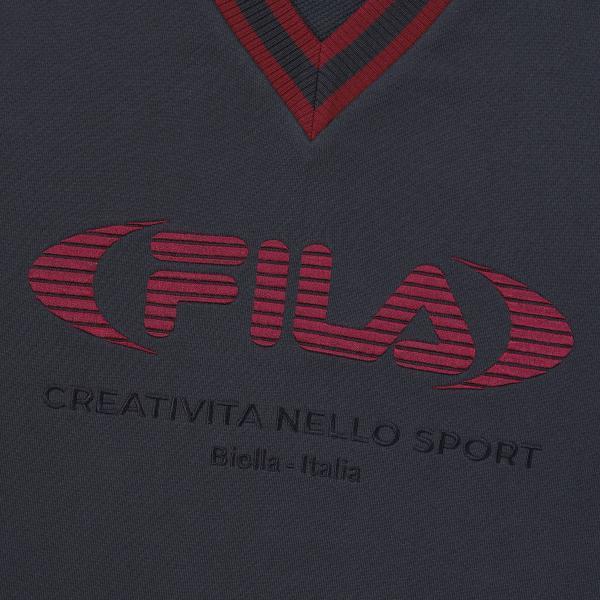Fila V Neck Logo Sweatshirt